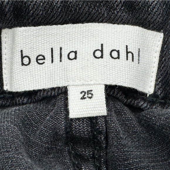 Bella Dahl NWT Sz 25 Lennon High Rise Straight Jean Black - Picture 5 of 6